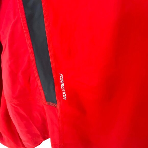 Adidas Clima365 Mens Red Black Pullover Jacket XL ClimaLite Long Sleeve Oversize - Picture 8 of 11